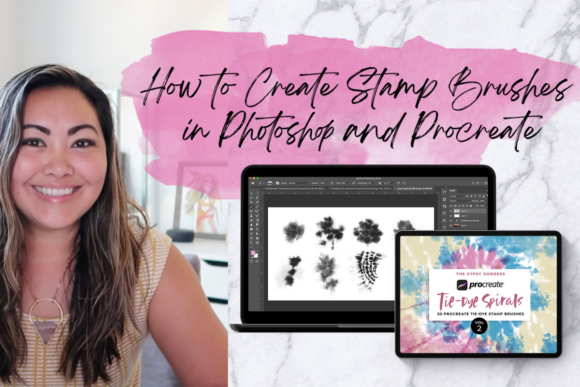 Create Custom Brush Stamps in Photoshop & Procreate