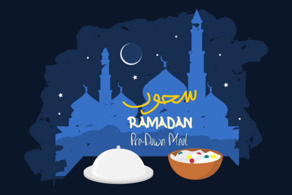 Designing the Spiritual Atmosphere: Integrating Ramadan Suhoor Foods and Brushed Mosque Aesthetics in Digital Art