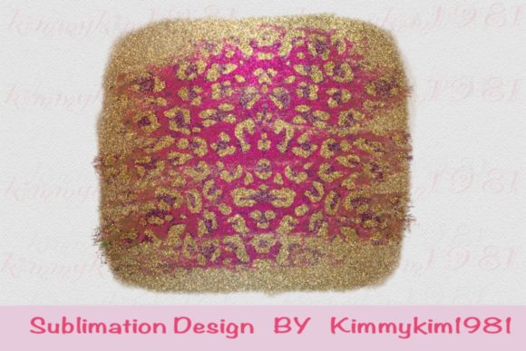 Glitters Brushed Leopard Sublimation PNG: Elevating DIY Projects with High-Resolution Design