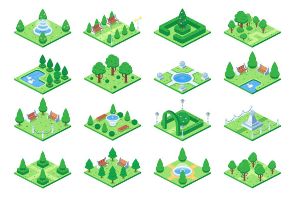 Isometric Green Park: A Comprehensive Guide to Urban Landscape Design Assets