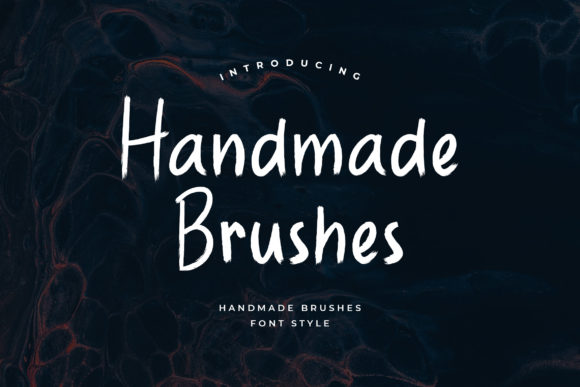 Mastering the Handmade Brushes Font