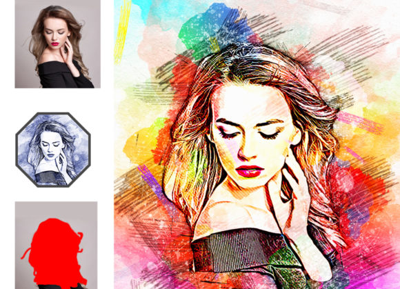 Mastering the Sketch Watercolor Effect PS Action for Professional Digital Art