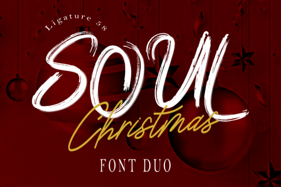 Soul Christmas: A Handwritten Duo Font for Authentic Branding