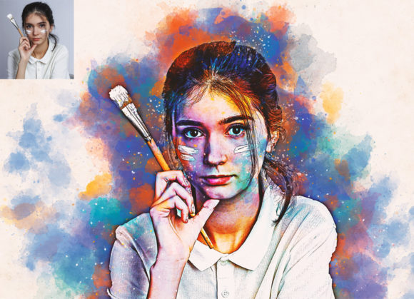 Transforming Photography into Painting with the Watercolor Art Photoshop Action