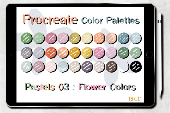 Unlocking Soft Aesthetics with Procreate Color Palettes Pastels 03