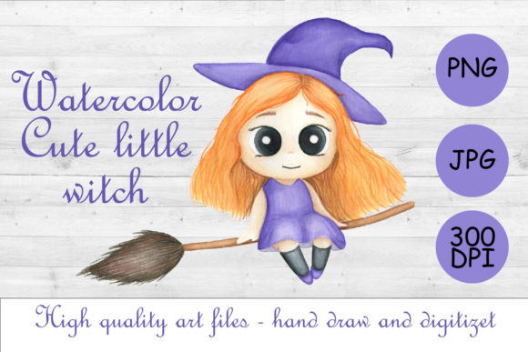 Watercolor Cute Girl: Little Princess Clipart for Modern Creative Projects